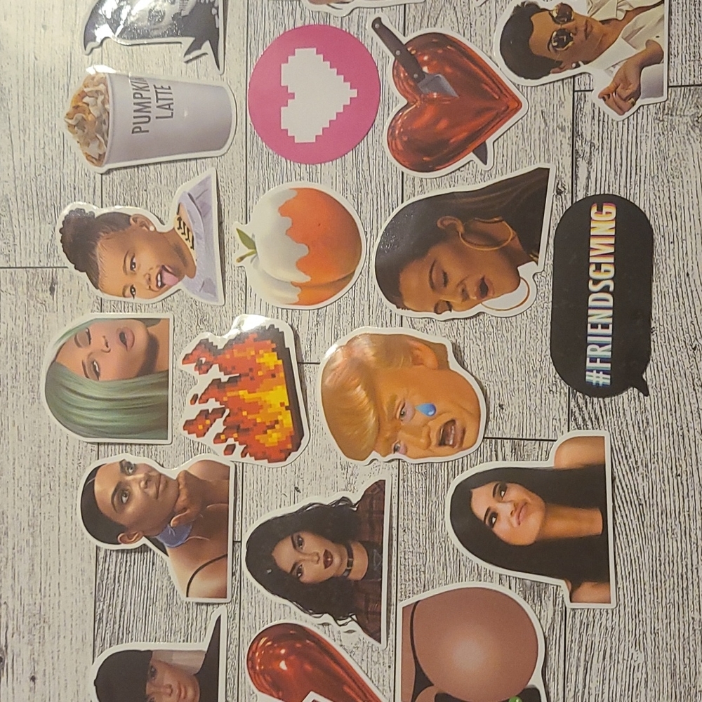 Kardashian stickers 20pc